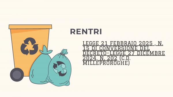 Operatività del RENTRI