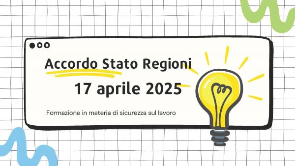 Novità per la formazione in materia di sicurezza sul lavoro