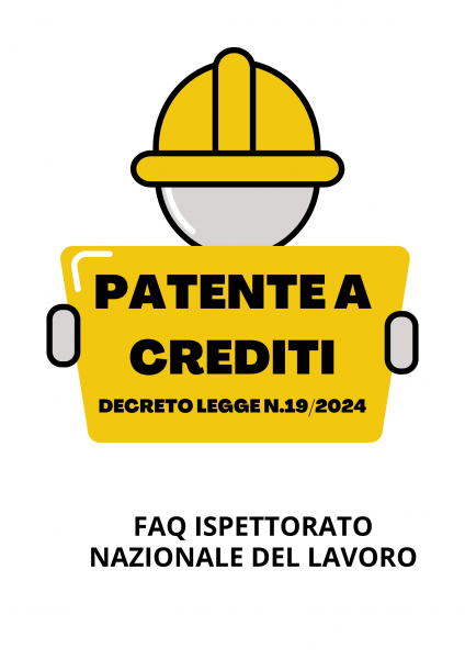 FAQ relative alla patente a crediti